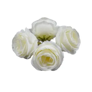 50 Stück Hochwertige Schöne Seide Rose kleine Teeknospen Blumentopf-Dekoration Teeknochen für Haarschmuck Kleid Dekor