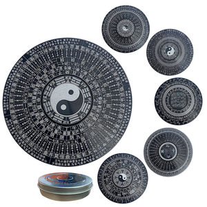 Spinner de Metal para Mano con Diseño de Constelación Tai Chi y Brújula Bagua Feng <span class=keywords><strong>Shui</strong></span>, 60mm/80mm, Venta al por Mayor - Product Image 1