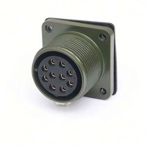 Prise d'aviation standard américaine 5015 droite MS3106A/MS3102A 24-11S/24-11P 9 broches en cuivre 10A IP67 étanche adaptateur automobile - Product Image 6