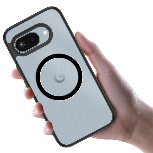Translucent Matte Shockproof TPU Phone Case for Google Pixel 9A 9 Pro XL 8A Magnetic Dirt-Resistant 1.5mm Thick Protector