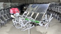 Semoir de précision multi-rangs Van Lang pour légumes, 4 rangs, 20 cm, moteur à essence, haute productivité