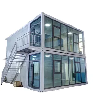 SDW cheap promotion 20FT wholesale prefabricated container sunroom with stairs