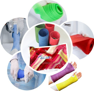 Plâtre <span class=keywords><strong>de</strong></span> plâtre orthopédique <span class=keywords><strong>de</strong></span> <span class=keywords><strong>Paris</strong></span> Bandage <span class=keywords><strong>de</strong></span> coulée Ruban élastique en fibre <span class=keywords><strong>de</strong></span> fracture osseuse pour le soin des plaies Bandage en polyester - Product Image 6