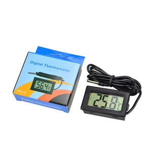 Termómetro <span class=keywords><strong>Digital</strong></span> Mini FY10 TPM10 para Pecera con Sensor de Temperatura y Cable de 1m 5m - Product Image 2