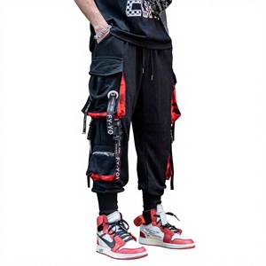 <span class=keywords><strong>Salopette</strong></span> <span class=keywords><strong>Homme</strong></span> Automne Hiver Coupe Ample Hip Hop Taille Mi-Haute Jambes Larges Multi-Poches Velours Épais - Product Image 1