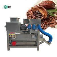 Machine à enlever la coquille de fèves de cacao Machine à éplucher la peau des grains de café Machine à éplucher les fèves de cacao grillées