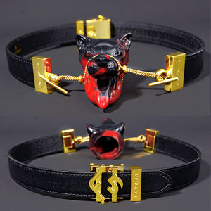 Nuevos juguetes SM, arnés transpirable, mordazas para la boca, mordaza de bola de perro de silicona suave, tapón de boca abierta, juego de esclavo de Bondage, productos sexuales para mujeres - Product Image 3