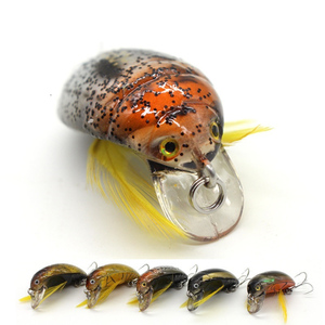 Diseño de escarabajo Señuelo de pesca de insectos Cebo duro 3,5 cm 4G Señuelos de pesca de superficie Bass Señuelo perfecto para huelgas agresivas - Product Image 2