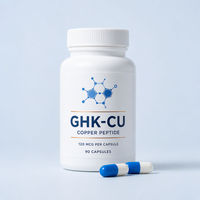 Capsules de peptides de cuivre GHK-Cu 120 mcg par capsule 90 unités Complément alimentaire OEM ODM