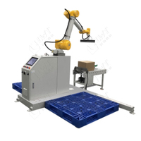 Robot de collaboration Palettiseur Robot de collaboration Machine d'empilage de sacs 20kg 35kg Carton Cobot Palettiseur Robot Empileur
