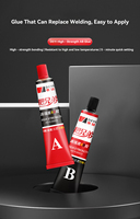 Adhésif acrylique AB ZTA7 authentique Deyi / Adhésif structurel époxy haute performance pour le travail du bois, certifié ISO9001, faible odeur
