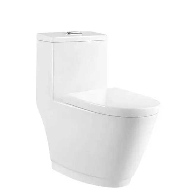 Ceramic factory solid surface bathroom siphon toilet with built-in bidet