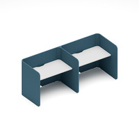 Paravent de bureau individuel modulaire rembourré de luxe, robuste, pour espace de travail créatif