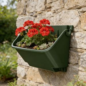 Pots de fleurs verticaux suspendus d'extérieur à bas prix, pots de plantes en plastique à arrosage automatique pour système de <span class=keywords><strong>mur</strong></span> végétal - Product Image 3