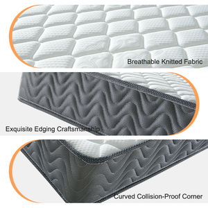 Низкая цена, высококачественный матрас из полиэстера, матрас в коробке, карманный пружинный матрас, рулон, сжатый матрас для сна - Product Image 3