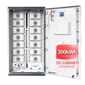 Armoire de stockage d'énergie solaire 50KWH 100kwh 150KWH 200kwh 300kwh 51.2V Banque de stockage d'énergie par batterie commerciale - Product Image 1