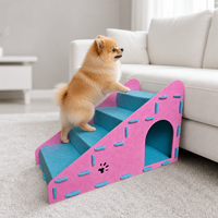 Rampe d'escalier pour animaux de compagnie en feutre solide, résistante aux morsures, durable, toutes saisons, 3-en-1 pour chats et chiens, accessoire pour lit et canapé