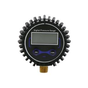 Jauge de <span class=keywords><strong>pression</strong></span> des pneus de 250 "NPT 1/4" NPT 0-1/8 PSI avec poignée antidérapante pour rétroéclairage de voiture <span class=keywords><strong>Affichage</strong></span> numérique LCD de haute qualité PSI/BAR/KPA/KG/CM2 - Product Image 1