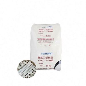 เรซินพีวีซี Virgin Huayi S-PVC S-1000, ผงเกรดสำหรับท่ออัดรีด K66-68, วัตถุดิบอุตสาหกรรมบรรจุถุง 25 กก. - Product Image 1
