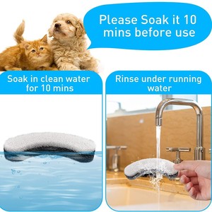 Filtro per Dispenser d'Acqua per Animali Domestici, Cartuccia in Cotone e Resina al Carbone, Filtro Multistrato Anti-Pelo 5L, Ecologico, Autopulente, a Forma di Arco - Product Image 2