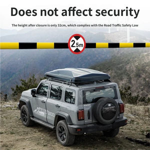 خيمة سقف أكسفورد للبيع بالجملة من المصنع، أوتوماتيكية بالكامل، قابلة للطي، مناسبة لجميع الفصول، طبقة واحدة، سريعة الفتح، للمركبات الوعرة - Product Image 3