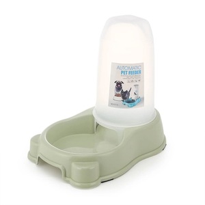 Harry YaYa Automatic Pet <b>Feeder</b> 2 In 1 With Water Dispenser For <b>Cats</b> And Dogs Green Plastic Feeding Bowl - Product Image 1