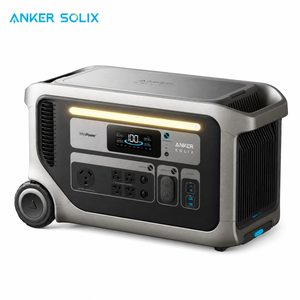 Station d'alimentation portable Anker SOLIX F3000 3072Wh à recharge ultra-rapide 6000W, entrée solaire 2400W pour équipement de survie - Product Image 1
