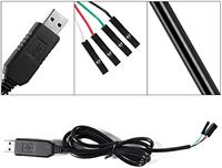 Adaptateur série PL2303HX vers TTL Câble de débogage 3.3V Convertisseur RS232 TTL Câble de téléchargement de prise femelle 4 broches