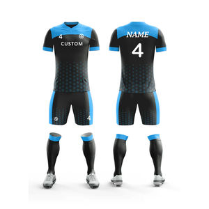 Completo da <span class=keywords><strong>Calcio</strong></span> Unisex Personalizzato per la Nuova Stagione 2025, Maglia a Maniche Corte Stampata, <span class=keywords><strong>Set</strong></span> Uniforme da <span class=keywords><strong>Calcio</strong></span> - Product Image 4
