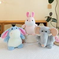 En gros, Porte-clés et coussinets en peluche unisexe, mignons, en coton, sur le thème des animaux de la jungle, de la zoo et de dessins animés, amusants, pour filles