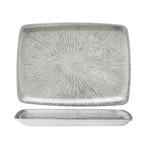 Plateau de service rectangulaire Arnim 31 × 23 cm en porcelaine New Bone China avec impression numérique Gural - Product Image 1