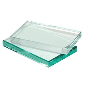 Vierkante Vorm Clear Glas Top Glossy Gebouw Glas Gelamineerd