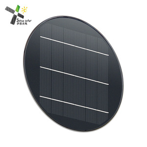 OEM mini round solar panel 2w 5w 5v <span class=keywords><strong>12v</strong></span> for outdoor application - Product Image 3