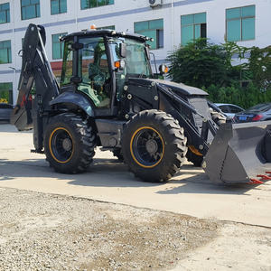 Retroexcavadora multiusos fácil de operar con pala delantera y excavación trasera para varias tareas - Product Image 1