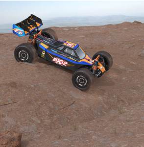 Voiture de course RC avec pneus en caoutchouc résistants à l'usure et direction précise, idéale pour les courses de compétition - Product Image 1