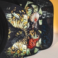 Nouveau style 2026 Casquettes de baseball streetwear 5 panneaux avec logo brodé en métal 'Padre Nuestro God' La Office G5 Unisexe