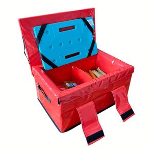 Bolsa Térmica para Entrega de Comida Caliente, Portátil, Aislada, de PVC y PU, con Logotipo Personalizado, 600D, para Almuerzo - Product Image 2