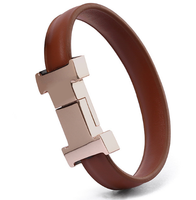 Mini chargeur de bracelet USB PD en cuir portable pour l'extérieur Câble de charge Android Type-C