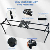 NSH Nouveau Design Portable Dolly System Camera Slider Rail Set Deluxe Track Kit Camera Accessories for Video Shoot