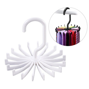 LINDON 20 후크 플라스틱 옷걸이 360 도 회전 스카프 랙 벨트 넥타이 걸이 주최자 - Product Image 1