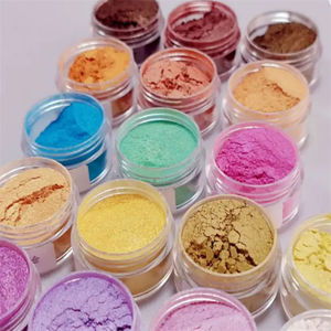 Pigmento de Mica Multicolor al por Mayor para Uso Cosmético y en Recubrimientos, Pigmento Inorgánico, 25 kg/bolsa - Product Image 2
