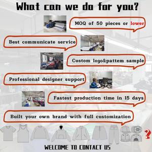 Kustom jaket wol pria grosir Zip up Boxy Fit ukuran besar Fireman gesper mewah kebesaran tahan air musim dingin jaket bulu - Product Image 6