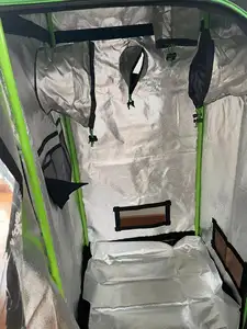 35*35*70 Inch Plant Growing Tents 600D Mylar Hydroponic Indoor Grow Tent With Window Kit Bag Floor Tray