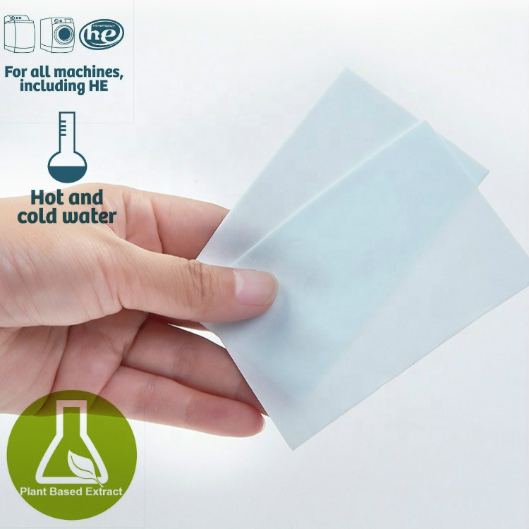 Полоски для стирки моющих средств с растительной формулой