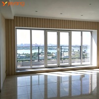 Ventanas Abatibles de Aluminio Blancas JY, Estilo Francés Americano, Ventanas Abatibles de Aleación de Aluminio de Tamaño Personalizado para el Hogar