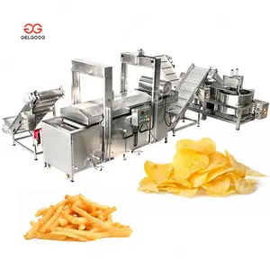 La cina industriale a basso prezzo Snack congelato patatine fritte impianto di attrezzature per la lavorazione completa Auto pone patatine fritte che fanno macchina