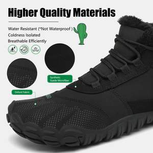 SAGUARO Chaussures de Fitness et Marche en Caoutchouc pour Hommes et Femmes, <span class=keywords><strong>Bottes</strong></span> de Neige Minimalistes d'Automne, Nouveau Design, Chaussures Hiver Pieds Nus Isolées - Product Image 3