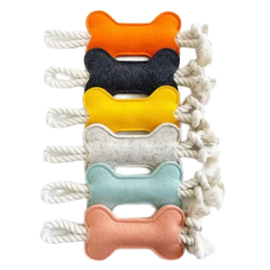 Nouveauté 2025 : Jouets à mâcher écologiques pour chiens – Os tendance, corde d'entraînement Chroma, jouet à nœuds résistant à la mastication pour animaux de compagnie stylés - Product Image 1