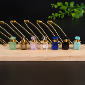 จี้ขวดน้ำหอมหินคริสตัลธรรมชาติขายส่งสำหรับตกแต่ง - Product Image 6