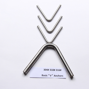 Système d'ancrage en acier réfractaire LKT avec MgO et SiO2 <span class=keywords><strong>pour</strong></span> revêtement de four et tuyaux coulés - Product Image 2